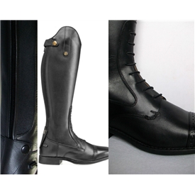 Brogini Capitoli Laced Long Leather Riding Boots